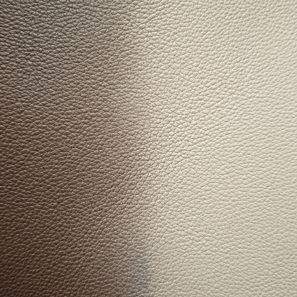 Laboratory testing of leather thickness, tensile strength, and finish